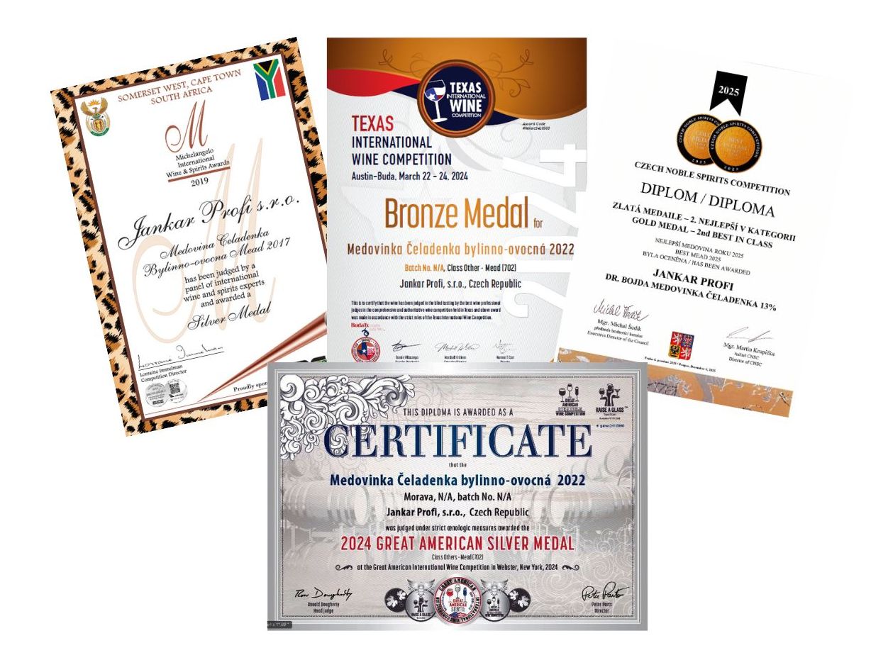 čeladenka 4 diplomy